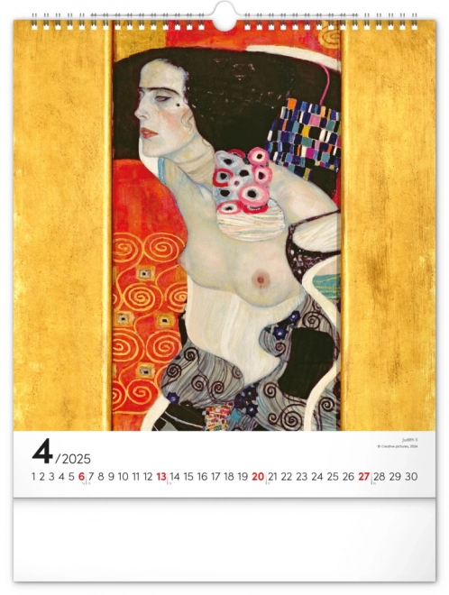 Nástenný kalendár Gustav Klimt 2025