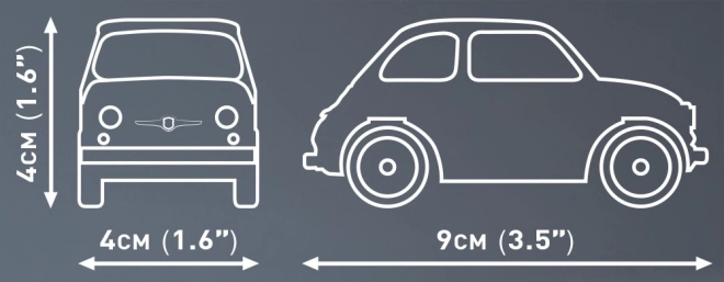 Cobi Fiat Abarth 595 – stavebnica