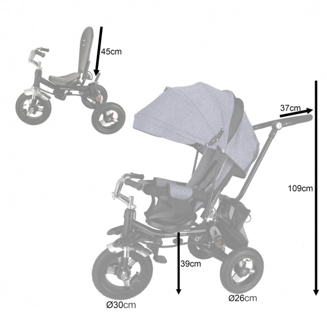 Detská trojkolka Trike Fix V3 Pro