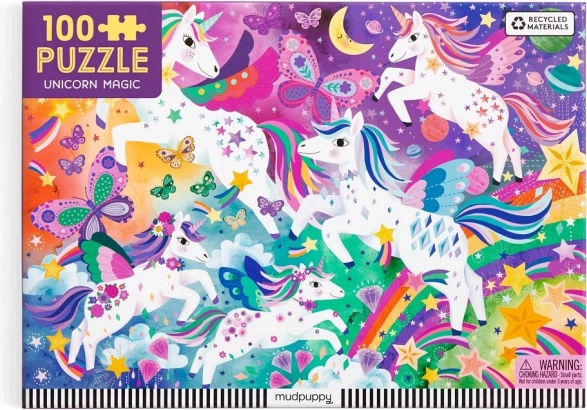 Puzzle Čarovné jednorožce 100 dielikov