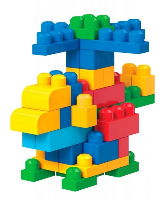 Mega Bloks First Builders kocky v plastovom vrecku 80 ks