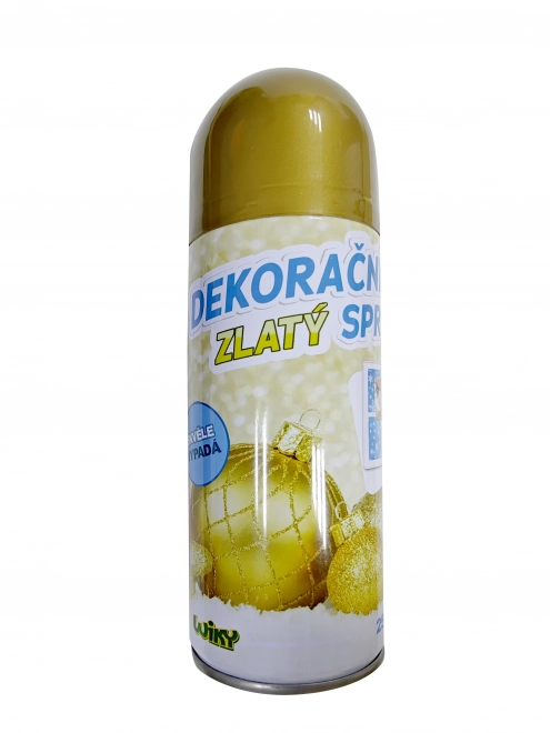 Dekoračný zlatý sprej 250 ml