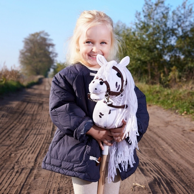 Hobby Horse HOPPIHORSE A4 Leopard - biely