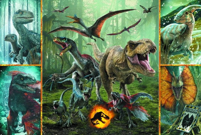 Trefl Puzzle Super Shape XL Jurský svet: Neobvyklí dinosaury 160 dielikov