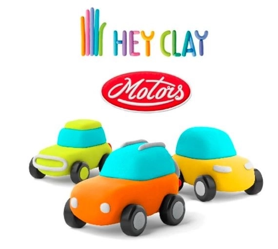 Modelovacia hmota Hey Clay Eco autá