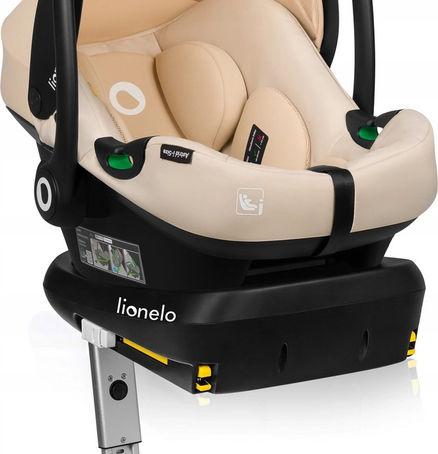 Lionelo autosedačka Astrid i-Size 40-87 cm, béžový piesok
