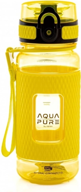 Astra zdravá fľaša na vodu Aqua Pure 400 ml žltá