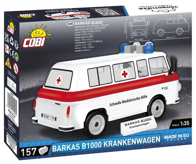 Konstruktívna stavebnica autíčka Barkas B1000 SMH3