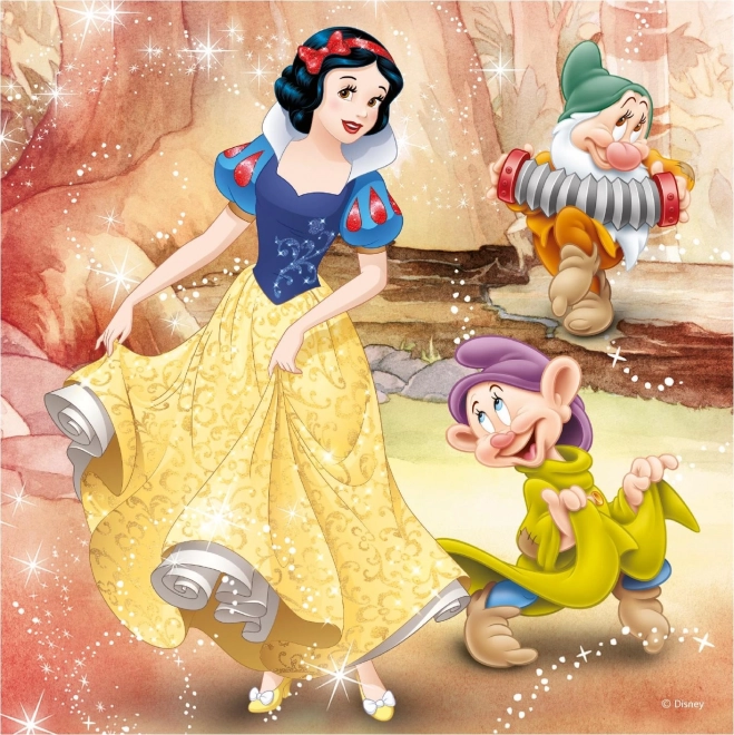 Puzzle Disney Princezné 3x55