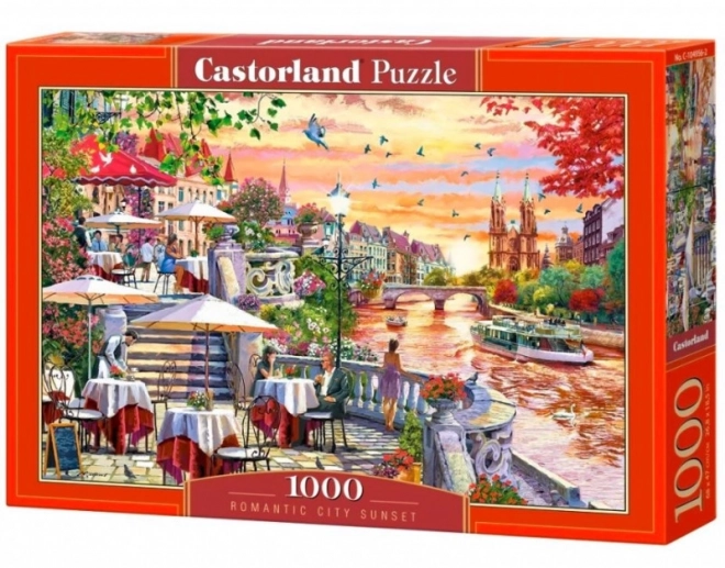 Romantický západ slunce Puzzle 1000 dielikov