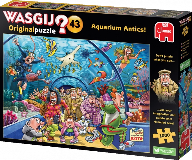 Puzzle Wasgij: Akvarijné kratochvíle 1000 dielikov