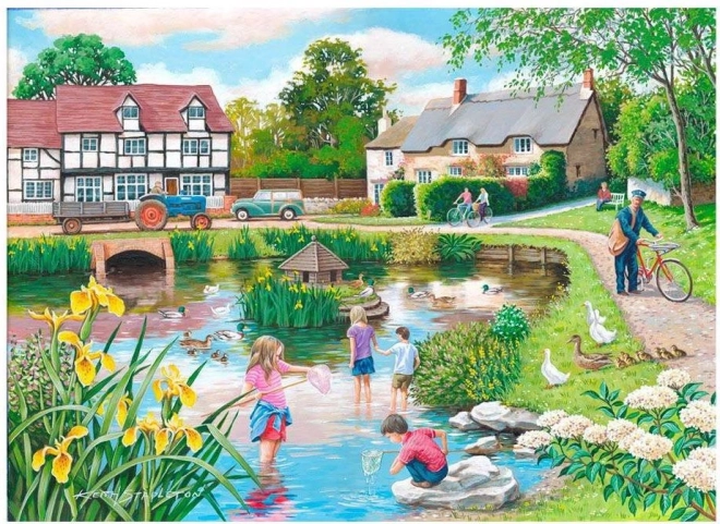 Puzzle Kačací rybník VEĽKÝ 250 dielikov