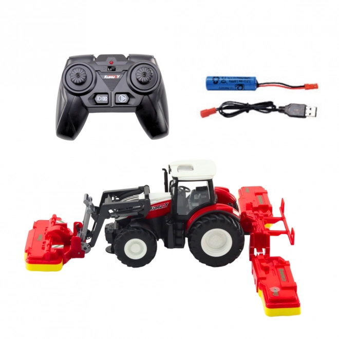Zábavný RC traktor s kosačkami