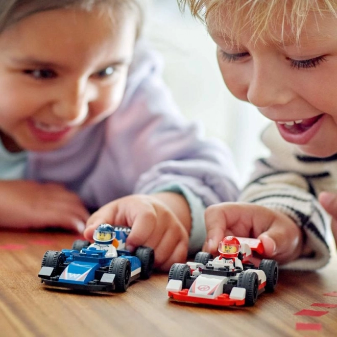 LEGO City F1 pretekárske autá Williams Racing a Haas F1