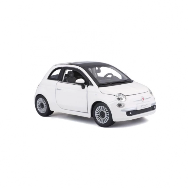 Bburago 1:24 Fiat 500 (2007) biely