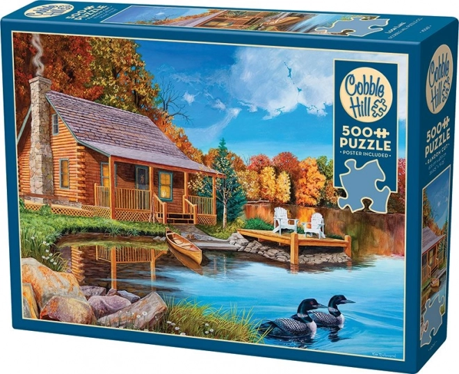 Puzzle Jezero Potáplic 500 Dielikov