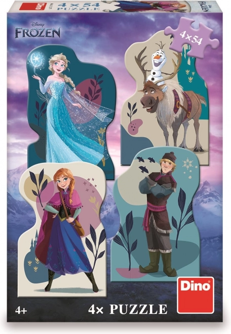 Frozen: Priateľstvo Puzzle 4x54