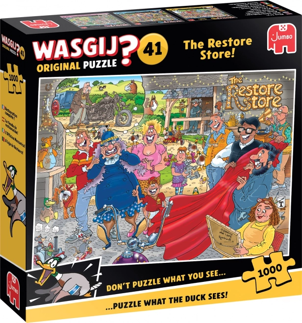Puzzle WASGIJ 41: Rekonštrukcia obchodu 1000 dielikov
