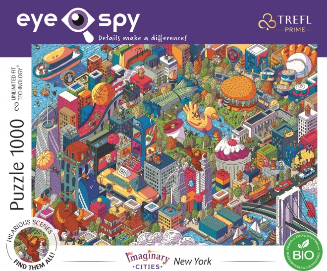 Trefl Puzzle Eye-Spy Imaginary Cities: New York 1000 dielikov