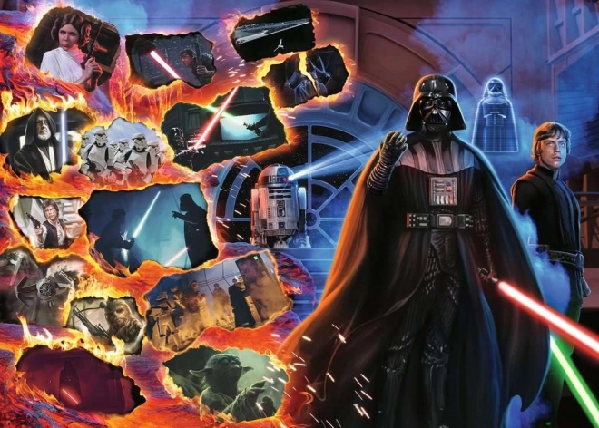 Ravensburger puzzle Star Wars Záporáci: Darth Vader 1000 dielikov