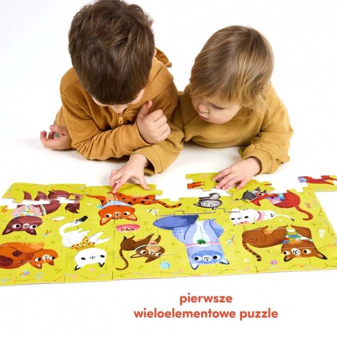 Czuczu Puzzle Miau Mačičky 3+