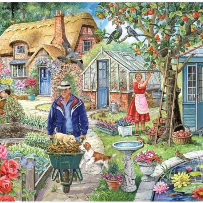 Puzzle V záhrade 1000 dielikov