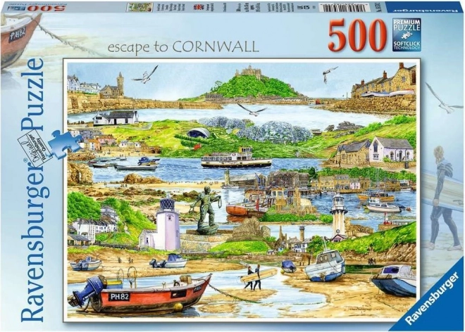 Ravensburger Puzzle Útěk do Cornwallu 500 dielikov