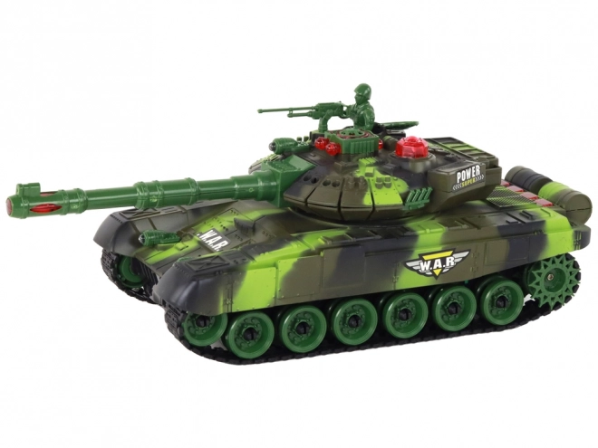 Veľký vojenský RC tank na diaľkové ovládanie 360 stupňov