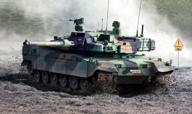 Plastikový model tanku K2PL