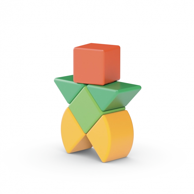 Geomag Magicube - tvarovacia sada 6 dielikov