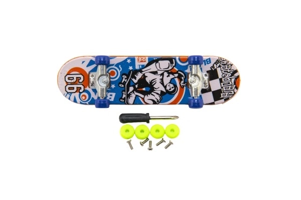 Prstový skateboard s vymeniteľnými kolieskami