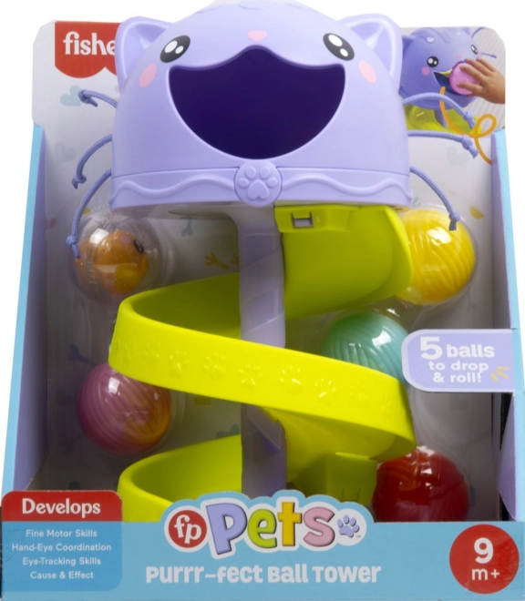 Guľôčková dráha so zvieratkom od Fisher-Price