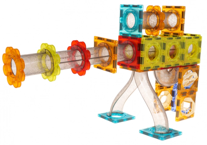 Magnetické stavebnice žiariaca guľôčka 176 kusov