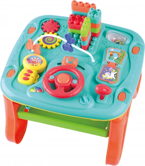 Detský obojstranný stolík s aktivitami 37 cm