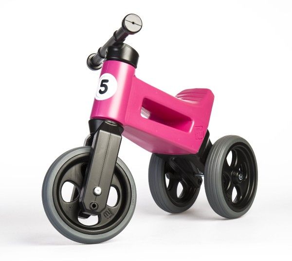 Funny Wheels Rider Sport 2v1 v taške – Ružová