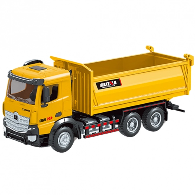 Kovový sklápacie auto žltý Huina 1:50