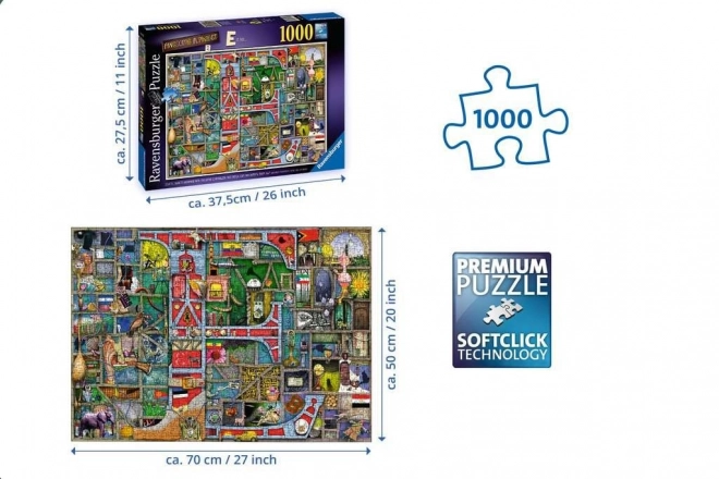 Ravensburger úžasná abeceda E a F 1000 dielikov