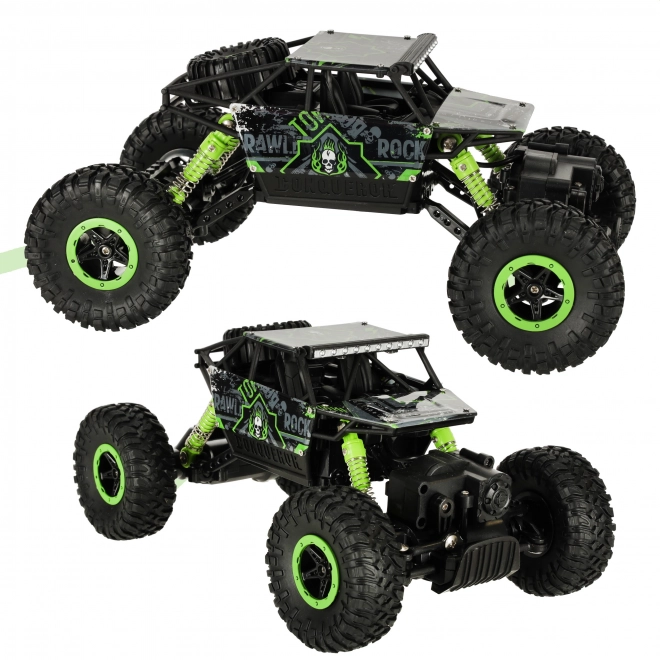 RC Rock Crawler HB z diaľkovým ovládaním 1:18 modrý – zelené