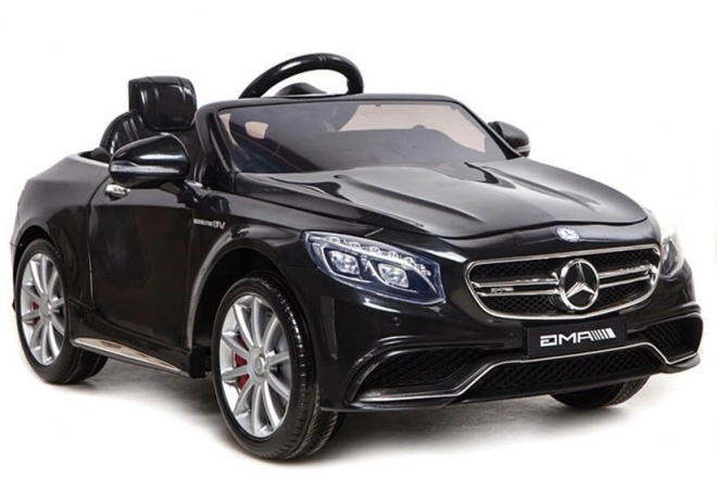 Auto na akumulátor Mercedes S63 AMG čierny lakovaný