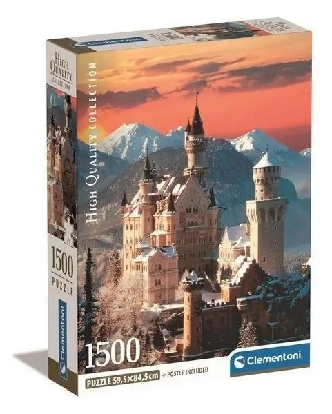 Clementoni: Puzzle 1500 dielikov - Neuschwanstein