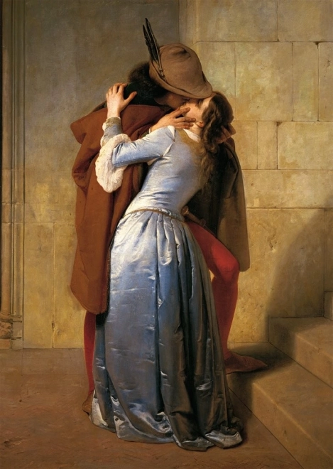 Ravensburger: Puzzle 1000 dielikov - Hayez: Bozk