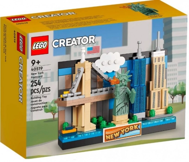 Lego pohľadnica z New Yorku