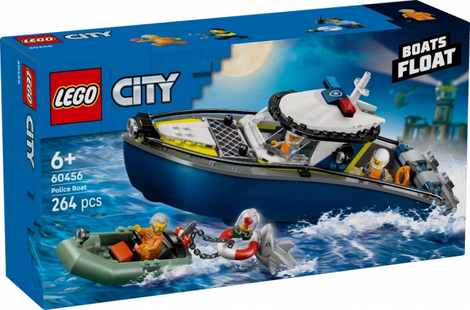LEGO City Naháňačka v policajnej lodi