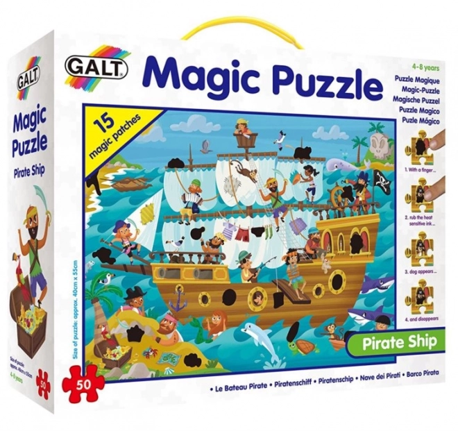 Magické puzzle Pirátská loď