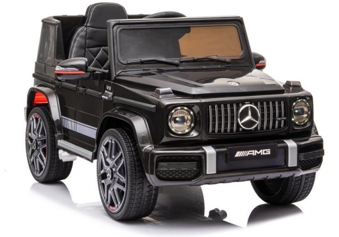 Čierny Mercedes G63 na akumulátor