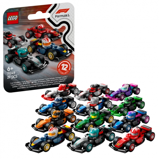 Lego zberateľské pretekárske autá F1