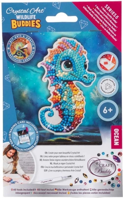 CRYSTAL ART Diamantové maľovanie Morský koník
