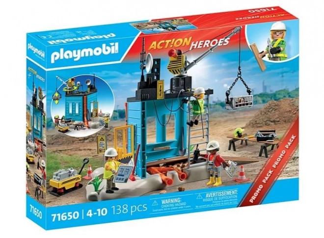 Stavebný set PLAYMOBIL Stavenisko