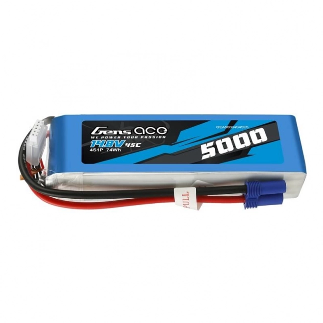 Batéria Gens Ace 5000mAh 14,8V 45C Lipo