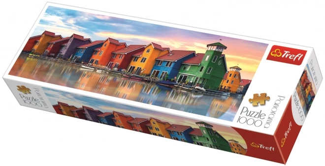 Panoramatické puzzle Groningen, Nizozemsko, 1000 dielikov